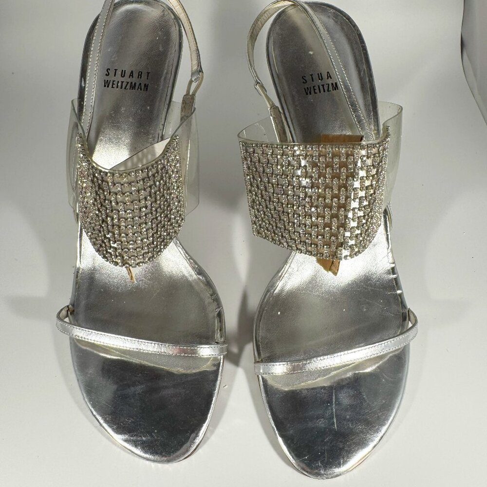 STUART WEITZMAN SLING BACK SANDALS
